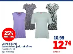 Makro Laura di Sarpi dames tricot jurk, rok of top aanbieding