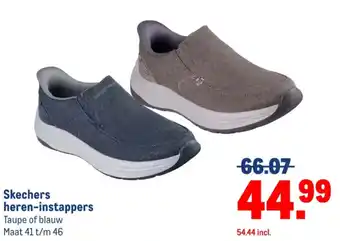 Makro Skechers heren instappers aanbieding