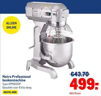 Makro Metro Professional keukenmachine aanbieding