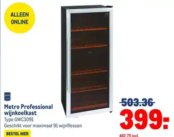 Makro Metro Professional wijnkoelkast aanbieding