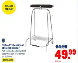 Makro Metro Professional afvalzakhouder aanbieding