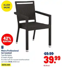Makro Metro Professional terrasstoel aanbieding