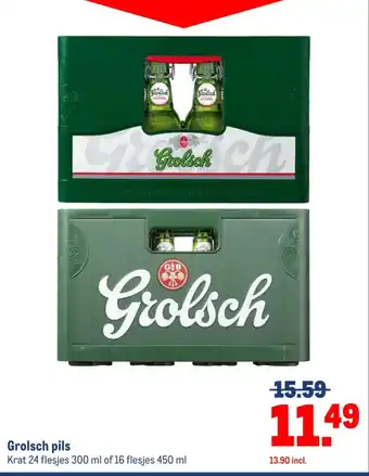 Makro Grolsch pils aanbieding