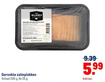 Makro Gerookte zalmplakken aanbieding