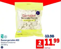 Makro Rauwe garnalen ASC aanbieding