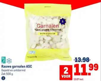 Makro Rauwe garnalen ASC aanbieding