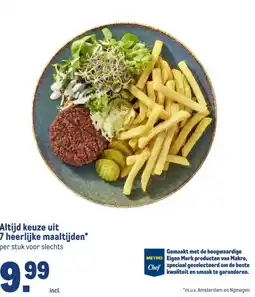 Makro Altijd keuze uit 7 heerlijke maaltijden aanbieding
