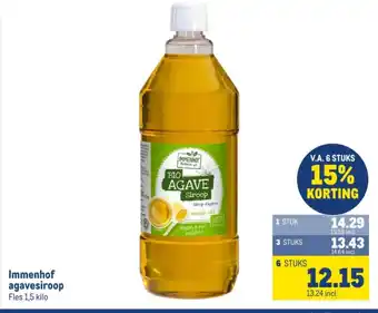Makro Immenhof agavesiroop aanbieding