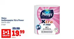 Makro Nalys keukenpapier Xtra Power aanbieding