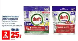 Makro Dreft Professional vaatwascapsules aanbieding