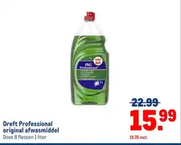Makro Dreft Professional original afwasmiddel aanbieding