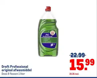 Makro Dreft Professional original afwasmiddel aanbieding