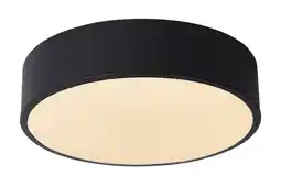 Praxis Lucide Plafondlamp Unar - Zwart - 20cm - 12W aanbieding