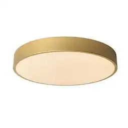 Praxis Lucide Plafondlamp Unar - Mat Goud - 40cm - 24W aanbieding