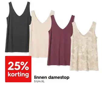 HEMA Linnen damestop aanbieding