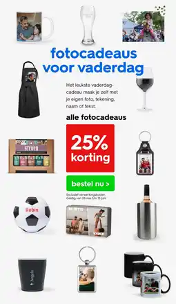 HEMA Alle fotocadeaus aanbieding