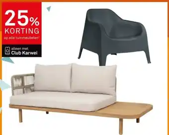 Karwei Op alle tuinmeubelen aanbieding