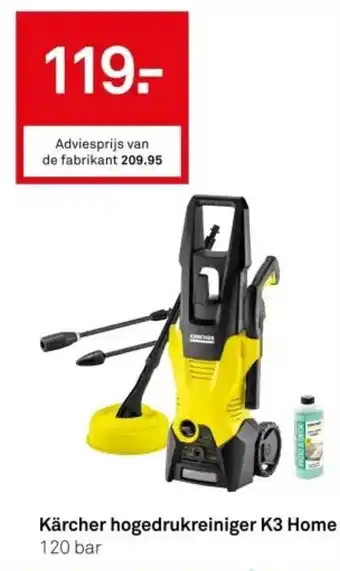 Karwei Kärcher hogedrukreiniger K3 Home aanbieding