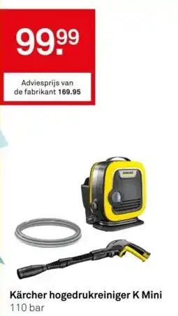 Karwei Kärcher hogedrukreiniger K Mini aanbieding