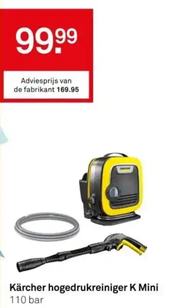 Karwei Kärcher hogedrukreiniger K Mini aanbieding
