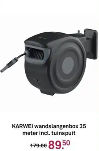 Karwei KARWEI wandslangenbox 35 meter incl. tuinspuit aanbieding