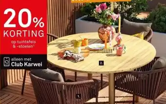 Karwei Tafel Roos aanbieding