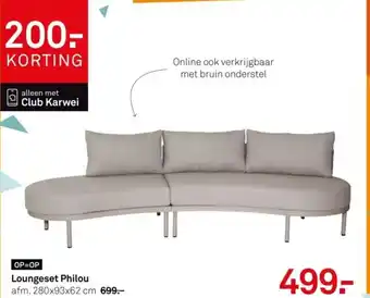 Karwei Loungeset Philou aanbieding
