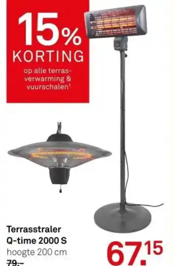 Karwei Terrasstraler Q time 2000 S aanbieding