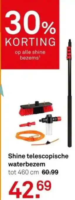 Karwei Shine telescopische waterbezem aanbieding