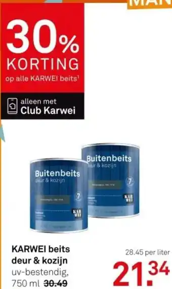 Karwei KARWEI beits deur & kozijn uv bestendig aanbieding
