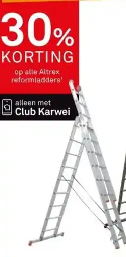 Karwei Altrex All Round reformladder aanbieding
