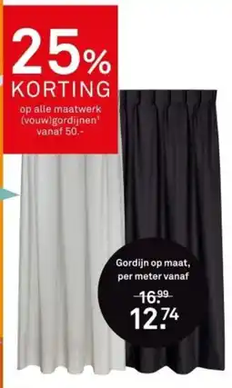 Karwei Gordijn op maat aanbieding