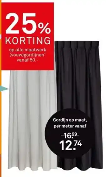 Karwei Gordijn op maat aanbieding