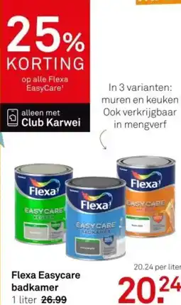 Karwei Flexa Easycare badkamer aanbieding