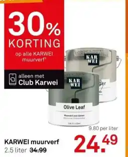 Karwei Karwei muurverf aanbieding