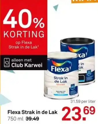 Karwei Flexa Strak in de Lak aanbieding