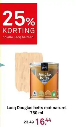 Karwei Lacq Douglas beits mat naturel aanbieding