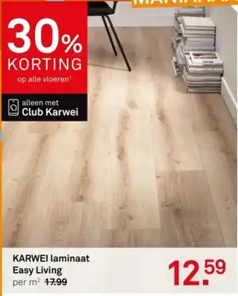 Karwei KARWEI laminaat Easy Living aanbieding