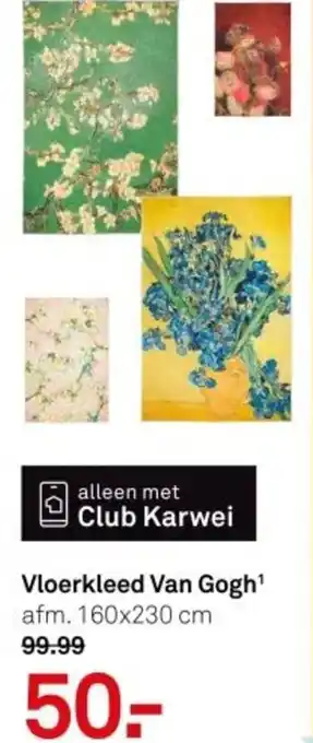 Karwei Vloerkleed Van Gogh aanbieding