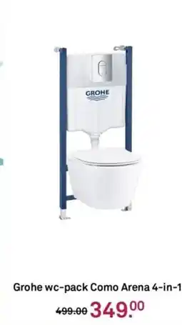 Karwei Grohe wc-pack Como Arena 4 in 1 aanbieding