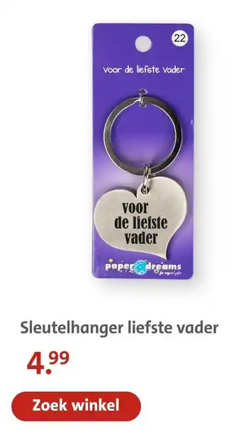 Bruna Sleutelhanger liefste vader aanbieding