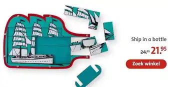 Bruna Ship in a bottle aanbieding