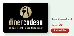 Bruna Diner Cadeaukaart aanbieding
