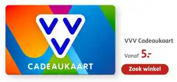 Bruna VVV Cadeaukaart aanbieding