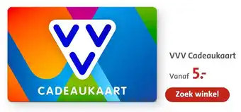 Bruna VVV Cadeaukaart aanbieding