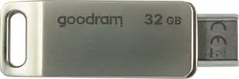 Bol.com Goodram ODA3 USB flash drive 32 GB USB Type-A / USB Type-C 3.2 Gen 1 (3.1 Gen 1) Zilver aanbieding