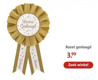 Bruna Rozet geslaagd aanbieding