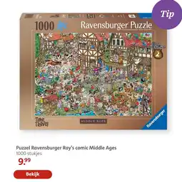 Bruna Puzzel Ravensburger Ray's comic Middle Ages aanbieding