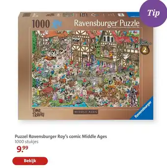 Bruna Puzzel Ravensburger Ray's comic Middle Ages aanbieding