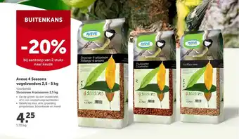 Aveve Aveve 4 Seasons Vogelvoeders 2.5 - 5 Kg aanbieding